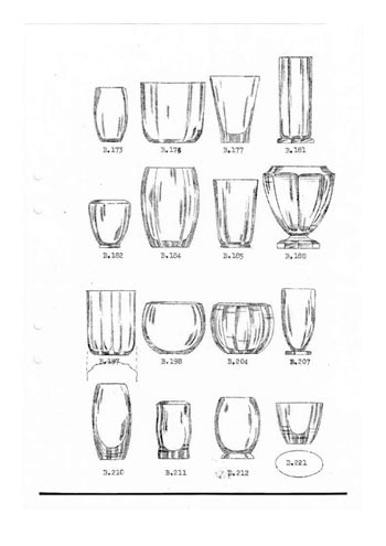 Stromberg Swedish Glass Catalogue, Before 1954, Page 6