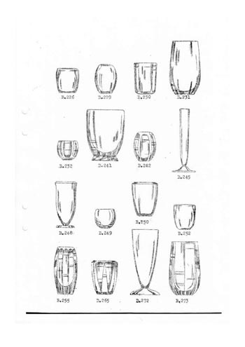 Stromberg Swedish Glass Catalogue, Before 1954, Page 7