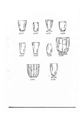 Stromberg Swedish Glass Catalogue, Before 1954, Page 11