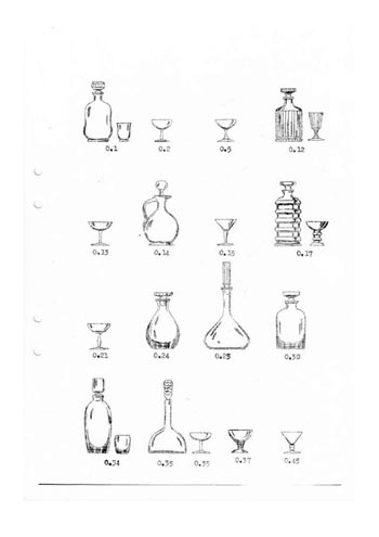 Stromberg Swedish Glass Catalogue, Before 1954, Page 41