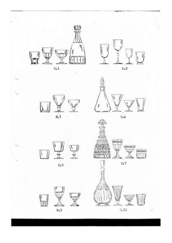 Stromberg Swedish Glass Catalogue, Before 1954, Page 48