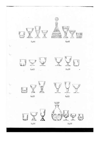 Stromberg Swedish Glass Catalogue, Before 1954, Page 50