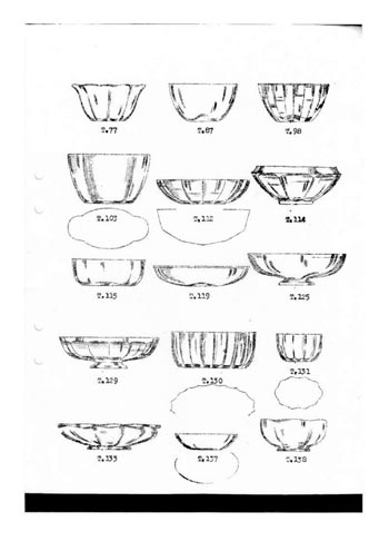 Stromberg Swedish Glass Catalogue, Before 1954, Page 61