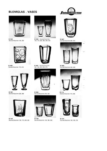 Stromberg Swedish Glass Catalogue, Year Unknown, Page 6