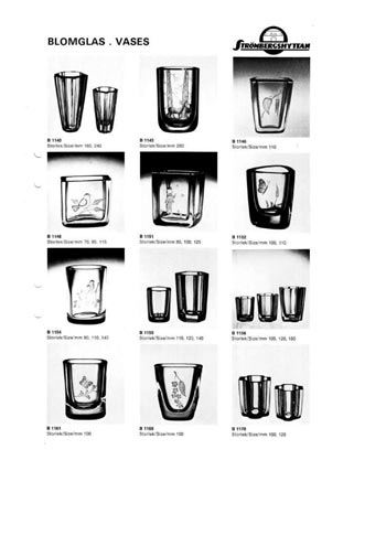Stromberg Swedish Glass Catalogue, Year Unknown, Page 7