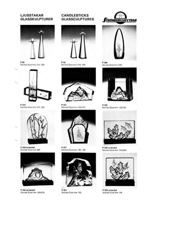 Stromberg Swedish Glass Catalogue, Year Unknown, Page 13