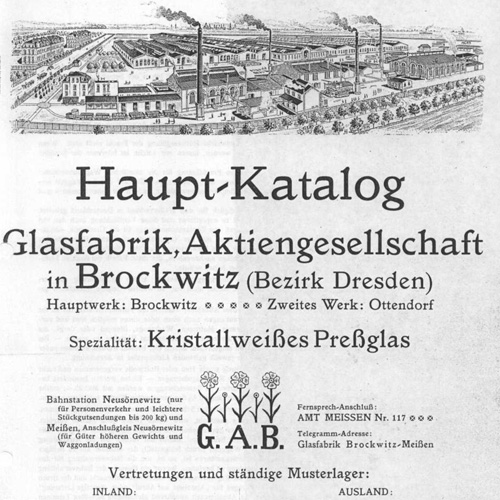 Brockwitz 1921 Catalogue