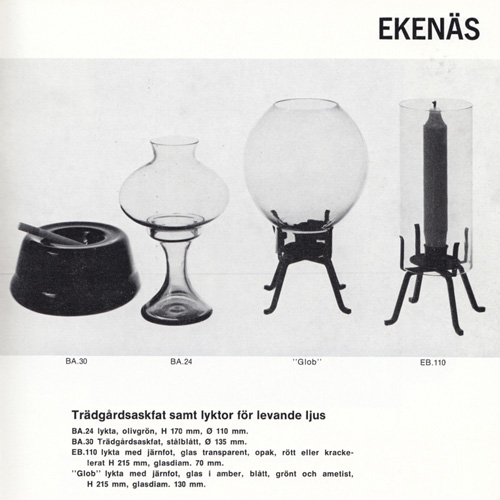 Ekenas 1966-76 Catalogue