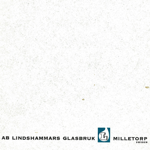 Lindshammar 1950's Catalogue
