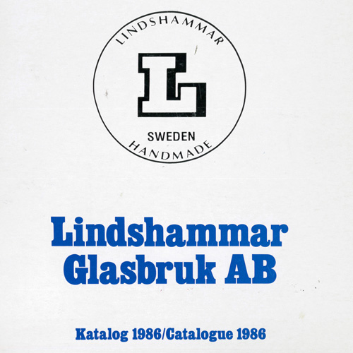 Lindshammar 1986 Catalogue