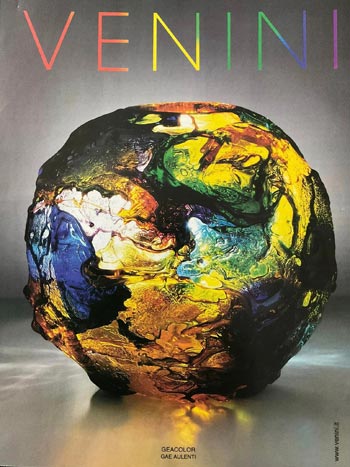 Venini Murano Glass Brochure, Front Cover
