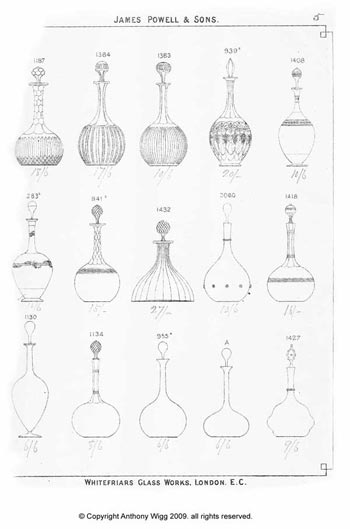 Whitefriars 1860 British Glass Catalogue, Page 5