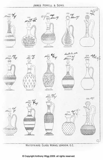 Whitefriars 1860 British Glass Catalogue, Page 8