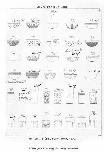 Whitefriars 1860 British Glass Catalogue, Page 12