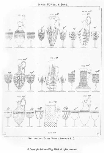 Whitefriars 1860 British Glass Catalogue, Page 13