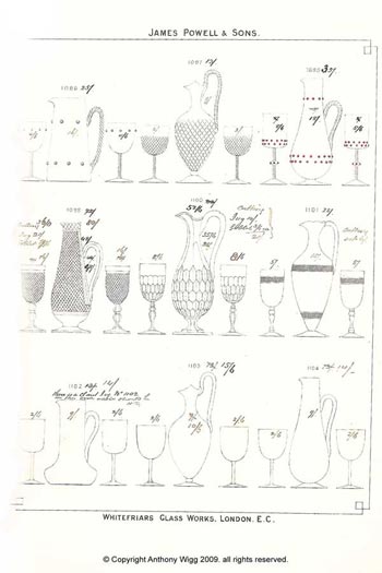 Whitefriars 1860 British Glass Catalogue, Page 14