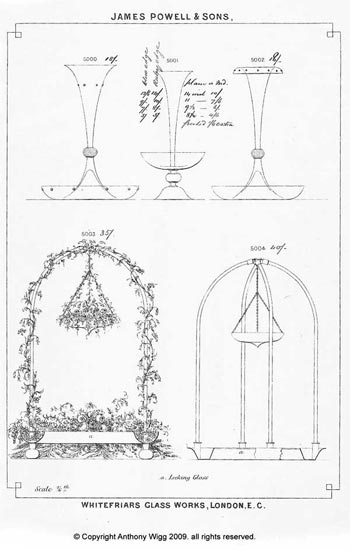 Whitefriars 1860 British Glass Catalogue, Page 28