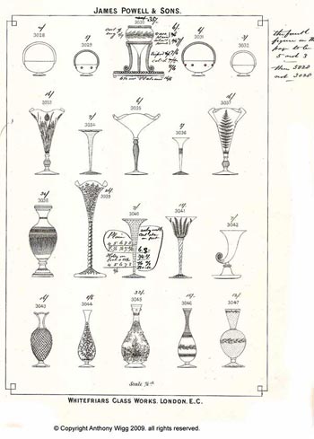 Whitefriars 1860 British Glass Catalogue, Page 32