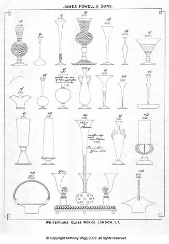 Whitefriars 1860 British Glass Catalogue, Page 33