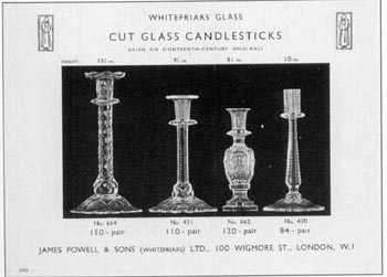 Whitefriars 1931 British Glass Catalogue, Page 202