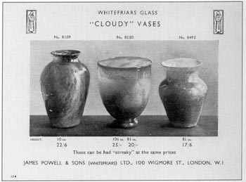 Whitefriars 1931 British Glass Catalogue, Page 214