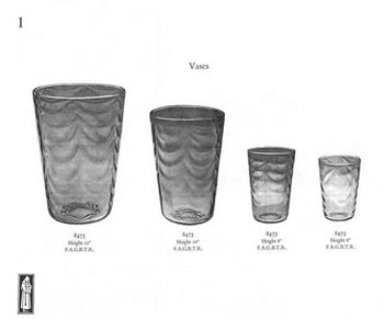 Whitefriars 1957 British Glass Catalogue, Page 1