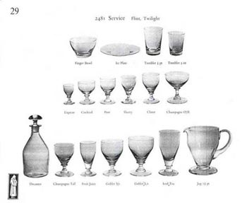Whitefriars 1957 British Glass Catalogue, Page 29