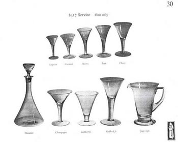 Whitefriars 1957 British Glass Catalogue, Page 30