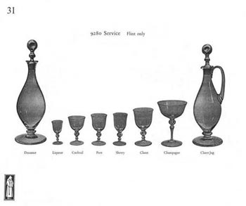 Whitefriars 1957 British Glass Catalogue, Page 31
