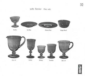 Whitefriars 1957 British Glass Catalogue, Page 32