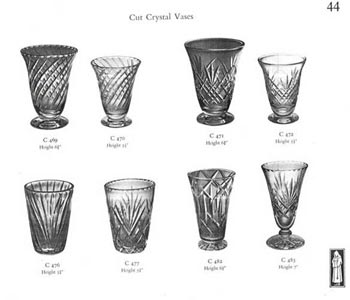 Whitefriars 1957 British Glass Catalogue, Page 44