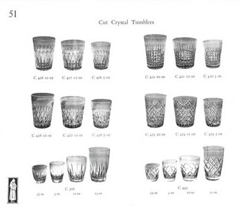 Whitefriars 1957 British Glass Catalogue, Page 51