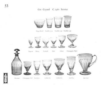 Whitefriars 1957 British Glass Catalogue, Page 53