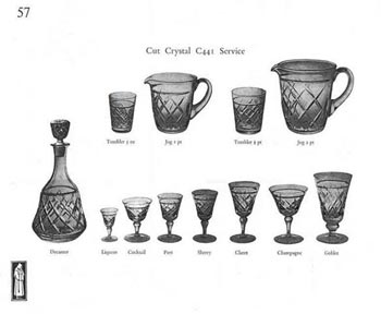 Whitefriars 1957 British Glass Catalogue, Page 57