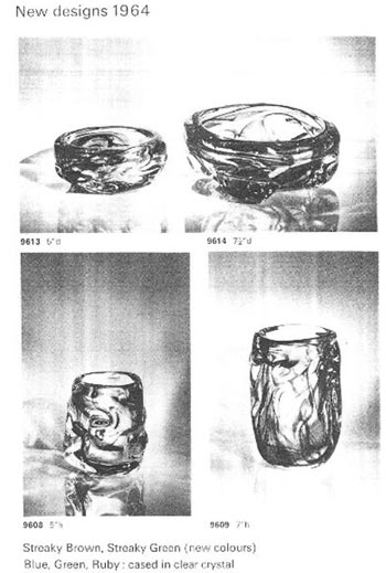 Whitefriars 1964 British Glass Catalogue, Page 20