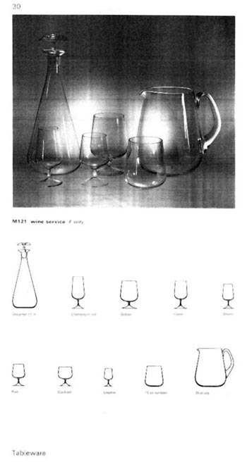 Whitefriars 1964 British Glass Catalogue, Page 35