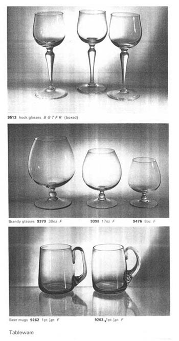 Whitefriars 1964 British Glass Catalogue, Page 41
