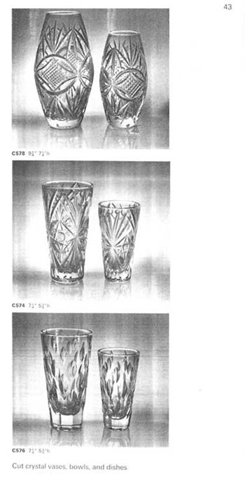 Whitefriars 1964 British Glass Catalogue, Page 48
