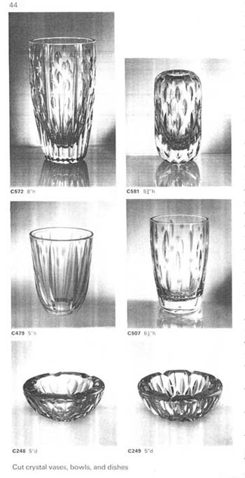 Whitefriars 1964 British Glass Catalogue, Page 49