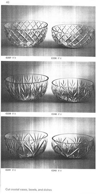 Whitefriars 1964 British Glass Catalogue, Page 46