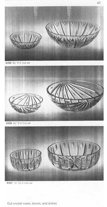 Whitefriars 1964 British Glass Catalogue, Page 52 (51 missing)