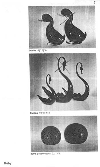 Whitefriars 1966 British Glass Catalogue, Page 7