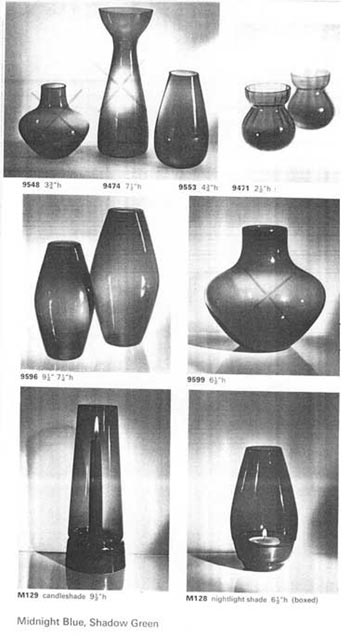 Whitefriars 1966 British Glass Catalogue, Page 30 (29 missing)