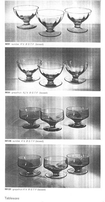 Whitefriars 1966 British Glass Catalogue, Page 44