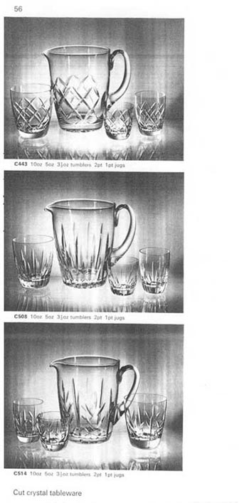 Whitefriars 1966 British Glass Catalogue, Page 56