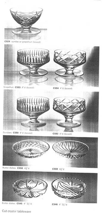 Whitefriars 1966 British Glass Catalogue, Page 58