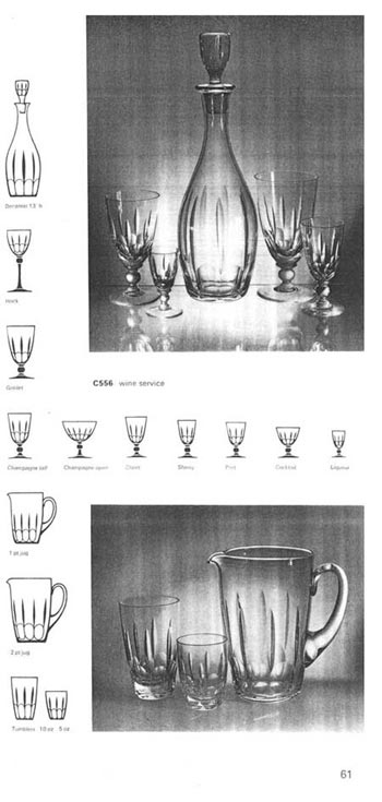 Whitefriars 1969 British Glass Catalogue, Page 61