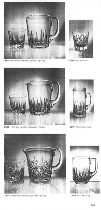Whitefriars 1969 British Glass Catalogue, Page 63