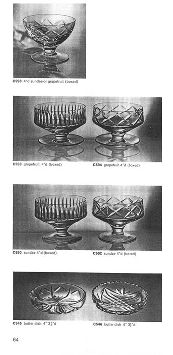 Whitefriars 1969 British Glass Catalogue, Page 64