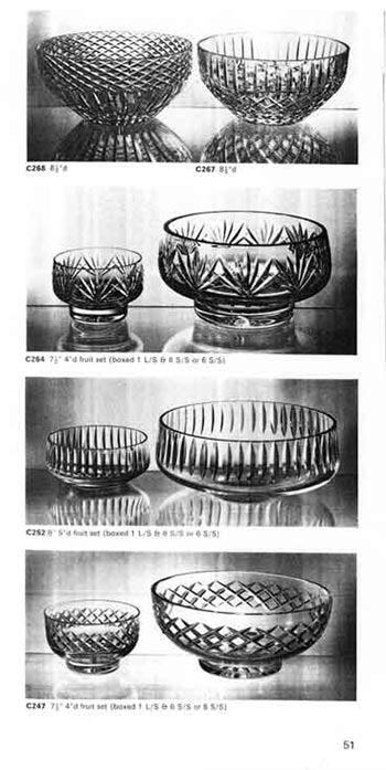 Whitefriars 1972 British Glass Catalogue, Page 51 (50 missing)